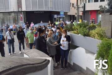 Telde despide con honores y lágrimas a su agente Martín Calzada (Foto Francisco Javier Santana)